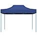 Gazebo Professionale Pieghevole 3x4m Acciaio Blu - Foto miniatura 11