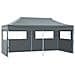 Gazebo Professionale Pieghevole 3x4m Acciaio Blu - Foto miniatura 19