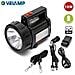 Faro Torcia Led Ricaricabile Led 10w + Lanterna + Powerbank Doomster Trekk - Foto miniatura 6