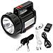 Faro Torcia Led Ricaricabile Led 10w + Lanterna + Powerbank Doomster Trekk - Foto miniatura 5
