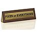 Fixer Di Tutto Cio Boxer Regali Novit Scrivania In Legno Warning Sign Humour Regalo Ufficio Per Collega Boss Pap 45 Centimetri X 175 Centimetri Brown Dk1041 - Foto miniatura 1
