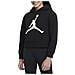 Felpa Da Ragazza Con Cappuccio Jumpman Core Nera Taglia S (128-137 Cm) Codice 45a442-023 - Foto miniatura 1