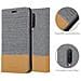 Custodia Compatibile Con Oneplus 8 In Grigio Chiaro Marrone - Coperchio Protettiva Con Chiusura Magnetica, Funzione Stand E Tasca Per Le Carte - Foto miniatura 6