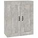 Armadietto Pensile A Parete Grigio Cemento 69,5x32,5x90 Cm - Foto miniatura 2