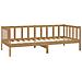 Dormeuse Marrone Miele In Legno Massello Di Pino 90x200 Cm - Foto miniatura 3