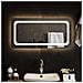 Specchio Da Bagno Con Luci Led 80x40 Cm - Foto miniatura 1
