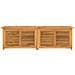 Contenitore Giardino con Borsa 175x50x55 cm Legno Massello Teak - Foto miniatura 3