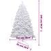 Albero Natale Artificiale Incernierato Con Neve Fioccata 240 Cm - Foto miniatura 3