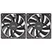 Sistema di Raffreddamento Per Case MFPROX2 Ventilatore 12 cm Colore Nero 2 Pz - Foto miniatura 2