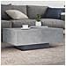 Tavolino Da Soggiorno Con Luci Led Grigio Cemento 85x55x31 Cm - Foto miniatura 1