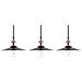 Set Di 3 Lampadari Swift Metallo Rame - Foto miniatura 6