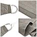 Vela Parasole 160 G /m Rettangolare Grigio Chiaro 4x6 M In Hdpe - Foto miniatura 6