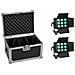 Set 2x Led Cls-9 Qcl Rgb /ww 9x7w + Case (20000984) - Foto miniatura 1
