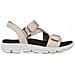 Beige Casual Open Sandals Sandali Sintetico E Tessile Scarpe Donna Beige Eu 39, V8406-60 - Foto miniatura 2