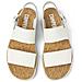 Lasted Sandals White Natural Sandali Pelle Di Mucca Scarpe Donna Bianco Eu 40, K201038-015 - Foto miniatura 3