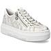 Leisure Trainers White Sneakers Sintetico E Tessile Scarpe Donna Bianco Eu 38, M1953-60 - Foto miniatura 1