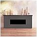 Mobile Desio 108 Antracite Mobile Per Incasso Camino Elettrico Ispica 1500w Raffinato Ed Elegante Mobile In In Legno Finitura Struttura E Ante In Grafite Ral 7022 Piano E Base In Tacande - Foto miniatura 1
