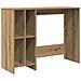 Scrivania Rovere Artigianale 102,5x35x75cm In Legno Multistrato - Foto miniatura 2