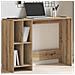 Scrivania Rovere Artigianale 102,5x35x75cm In Legno Multistrato - Foto miniatura 1