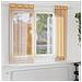 Tende In Voile Con Occhielli 2 Pz Arancio 140x175 Cm - Foto miniatura 1