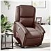 Poltrona Alzapersona Reclinabile Marrone In Similpelle - Foto miniatura 1