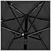 Ombrellone A 3 Livelli Con Palo In Alluminio Antracite 2,5 M - Foto miniatura 5