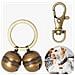 Elegante Campanello Per Animali Domestici Per Collari E Accessori Per Esterni Bronze - Foto miniatura 1