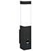 Luce da Parete Esterno con Sensore Nera Acciaio Inossidabile IP44 - Foto miniatura 9