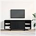 Supporto TV - Rovere Nero - 120x30x40.5 cm - Realizzato in Legno Ingegnerizzato - Foto miniatura 2