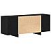 Supporto TV - Rovere Nero - 120x30x40.5 cm - Realizzato in Legno Ingegnerizzato - Foto miniatura 8