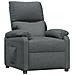 Poltrona Reclinabile in Tessuto Grigio Scuro - Foto miniatura 1