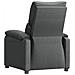 Poltrona Reclinabile in Tessuto Grigio Scuro - Foto miniatura 5