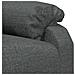Poltrona Reclinabile in Tessuto Grigio Scuro - Foto miniatura 7