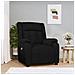 Poltrona Elettrica Reclinabile Nera in Tessuto - Foto miniatura 2