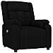 Poltrona Elettrica Reclinabile Nera in Tessuto - Foto miniatura 3
