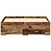 Struttura del Letto con Cassetti Legno Vecchio 120x190 cm Legno Ingegnerizzato - Foto miniatura 6