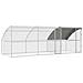 Gabbia per polli Argento 600 x 200 x 198.5 cm Acciaio zincato - Foto miniatura 1