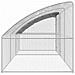 Gabbia per polli Argento 600 x 200 x 198.5 cm Acciaio zincato - Foto miniatura 4