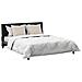 Set di piumini con cuscino 3 pcs Bianco 260 x 220 cm Microfibra - Foto miniatura 3