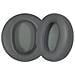 Cuscinetti Auricolari Di Ricambio In Pelle Proteica Compatibili Con Cuffie Edifier Fit900nb - Set Di 2 Blackash - Foto miniatura 2