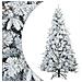 Albero di Natale Artificiale Snodato Foderato di Neve Bianco - Foto miniatura 1