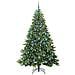 Albero di Natale artificiale con 300 LED Verde 180 cm PE e PVC - Foto miniatura 3