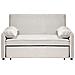 Divano Letto Horma Tessuto Bianco Sporco - Foto miniatura 2