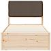 Letto con Testiera Rivestita Talpa 90 x 190 cm Pino massello - Foto miniatura 5