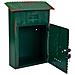 Cassetta Postale In Metallo Verde 27x11x37h - Foto miniatura 4