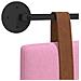 Testata appesa Tinta unita Rosa 100 x 55 x 5 cm PU Antico - Foto miniatura 9