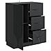 Credenza Nero 66 x 34,5 x 87 cm Legno ingegnerizzato - Foto miniatura 3