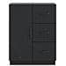 Credenza Nero 66 x 34,5 x 87 cm Legno ingegnerizzato - Foto miniatura 4