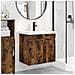 Mobile bagno con rubinetto Rovere Fumo 61 x 40 x 74,5 cm - Foto miniatura 2