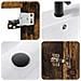 Mobile bagno con rubinetto Rovere Fumo 61 x 40 x 74,5 cm - Foto miniatura 8